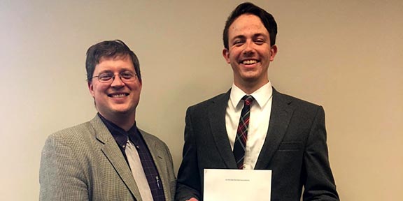 Senior’s paper wins national history society prize